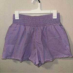 Wild Fable Small Women's High-Rise Woven Pull-On Shorts in Lavender